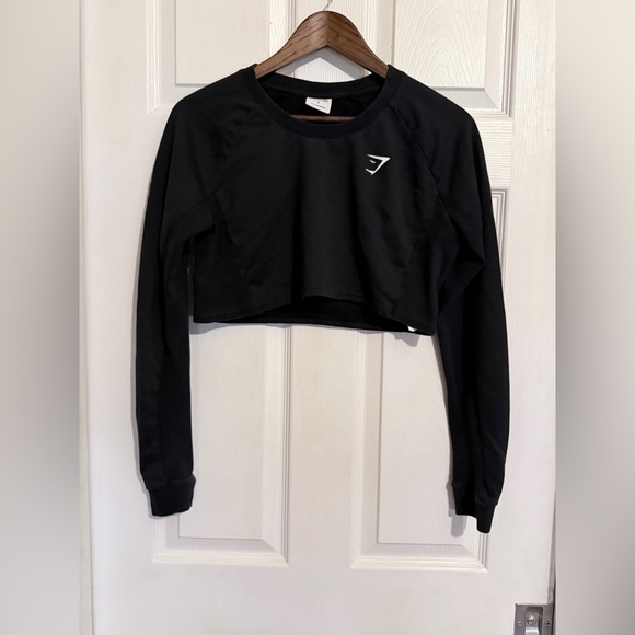 Gymshark Tops - Gymshark Cropped Long Sleeve Crew Top
